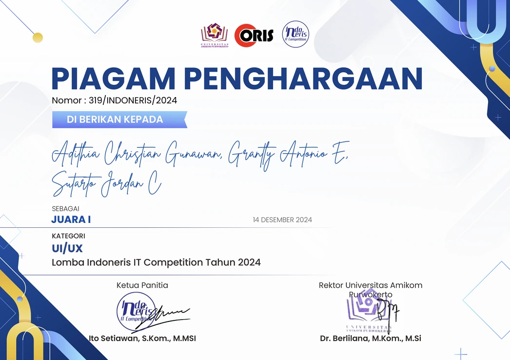 UI/UX Design 1st Place